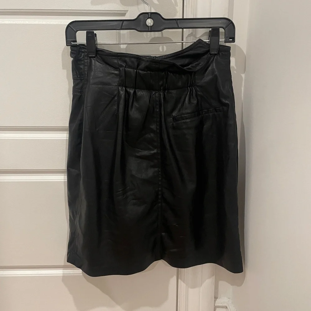 Nanushka western faux leather mini skirt size medium - Picture 14 of 14